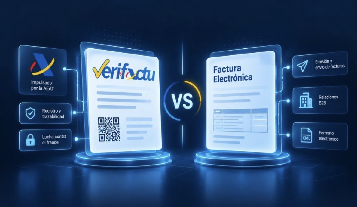 Diferencias entre Verifactu y factura electrónica: Guía completa